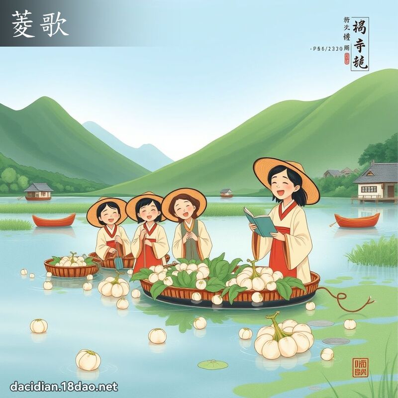 菱歌 - 国语大辞典配图