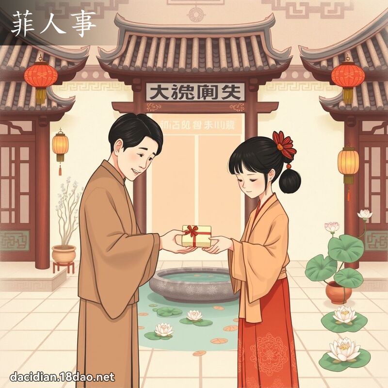 菲人事 - 国语大辞典配图
