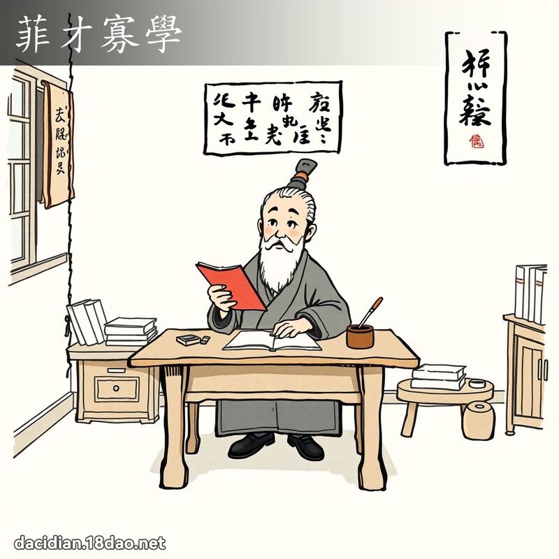 菲才寡学 - 国语大辞典配图