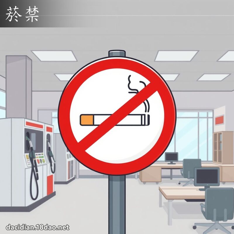 菸禁 - 國語大辭典配圖