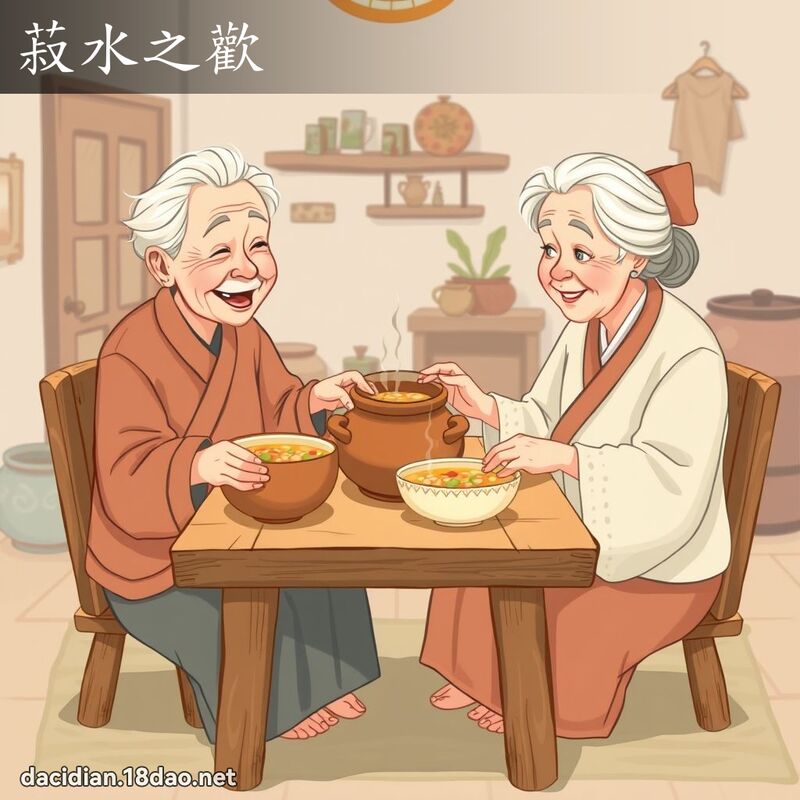 菽水之欢 - 国语大辞典配图