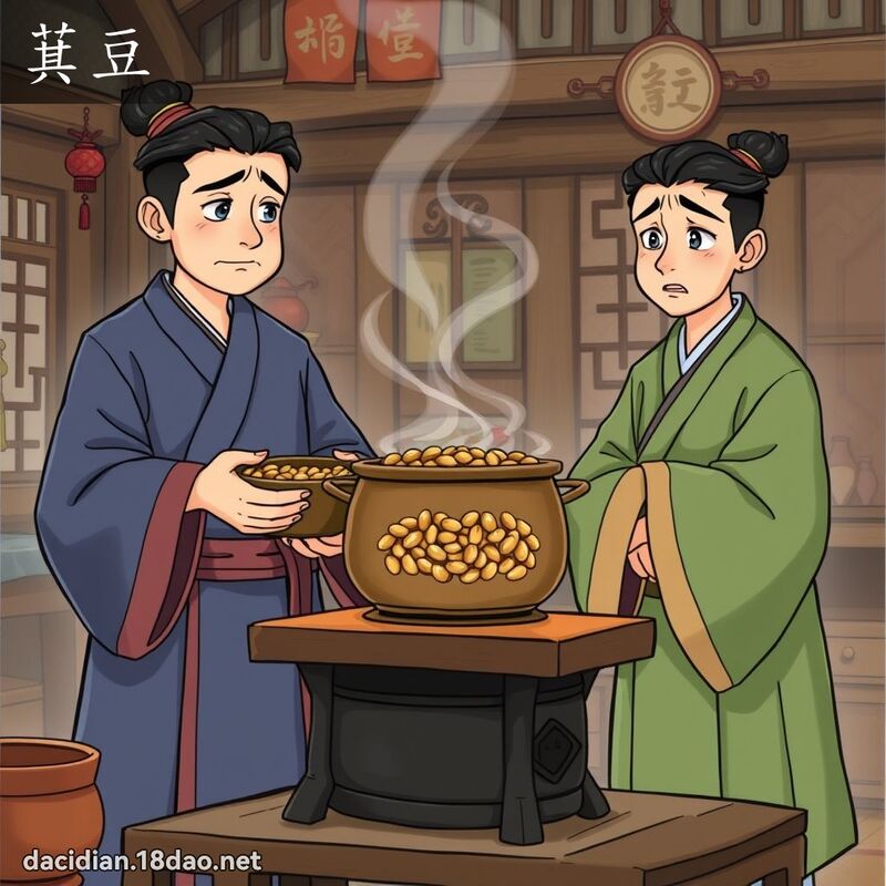 萁豆 - 國語大辭典配圖