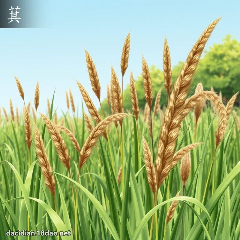 汉字: 萁 (多音字)