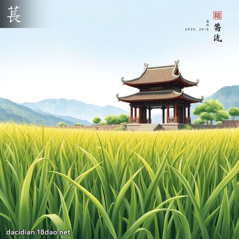 萇 - 国语大辞典配图