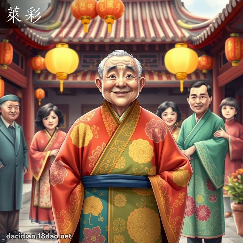萊彩 - 國語大辭典配圖