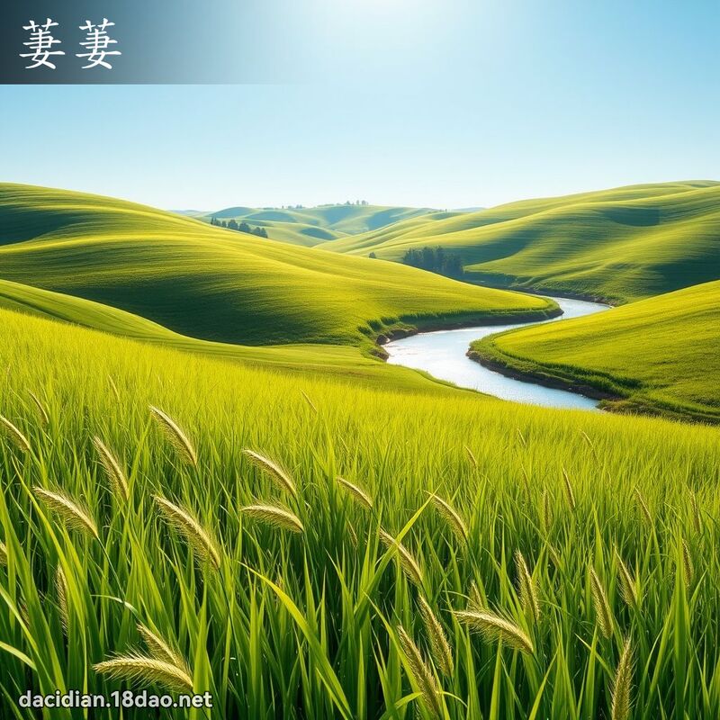 萋萋 - 國語大辭典配圖