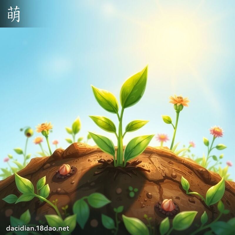 萌 - 国语大辞典配图