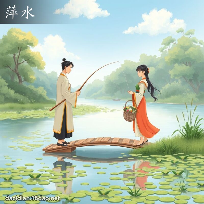 萍水 - 國語大辭典配圖
