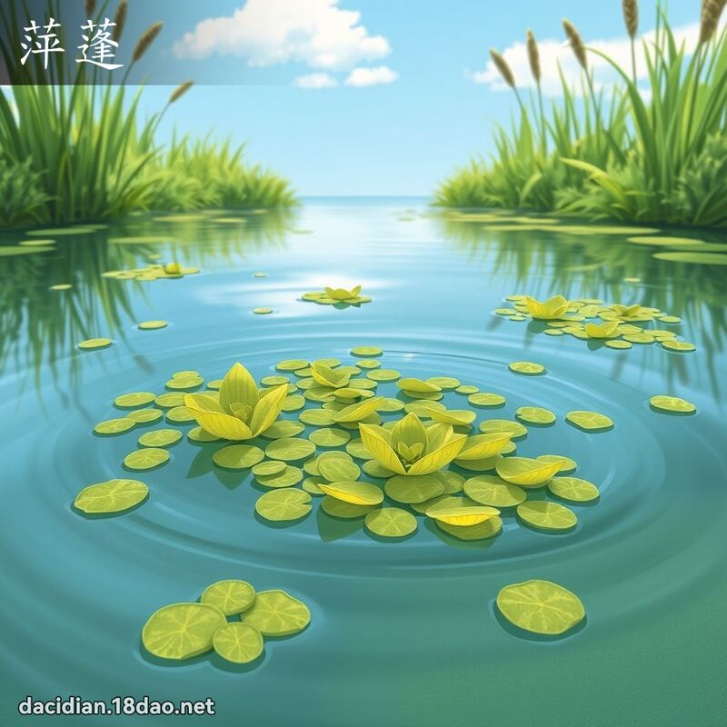 萍蓬 - 国语大辞典配图