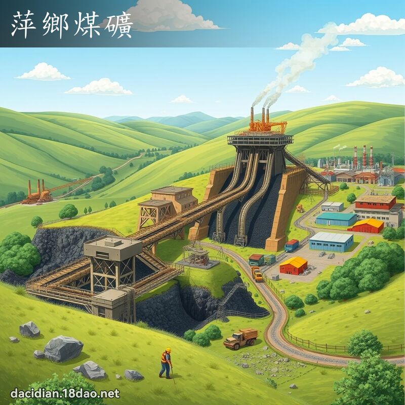 萍乡煤矿 - 国语大辞典配图