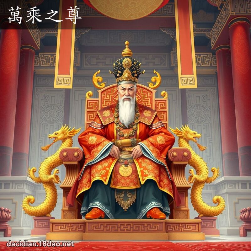 萬乘之尊 - 國語大辭典配圖