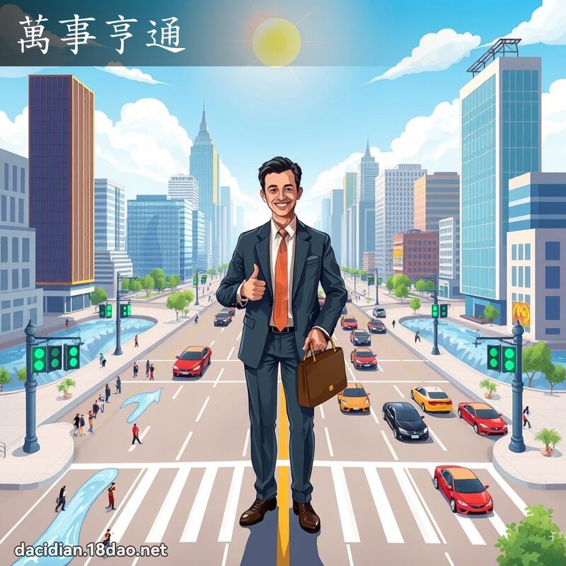 萬事亨通 - 國語大辭典配圖