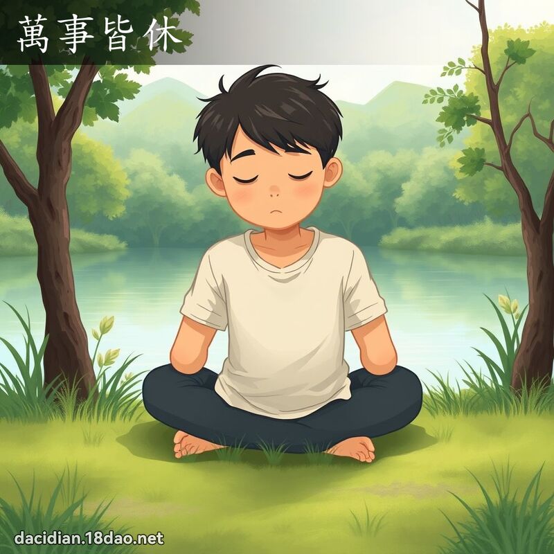 萬事皆休 - 國語大辭典配圖