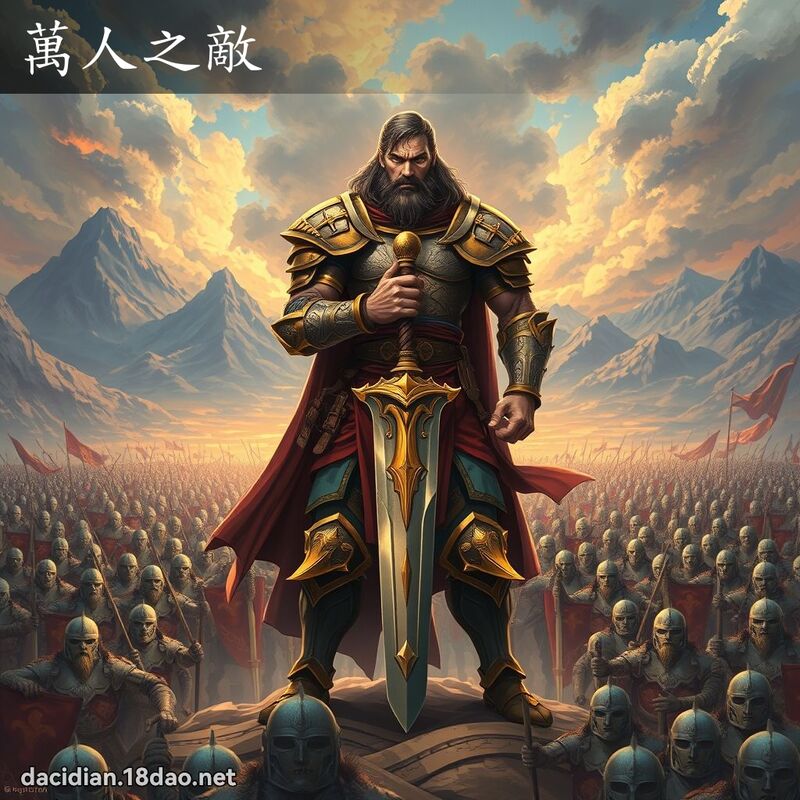 万人之敌 - 国语大辞典配图