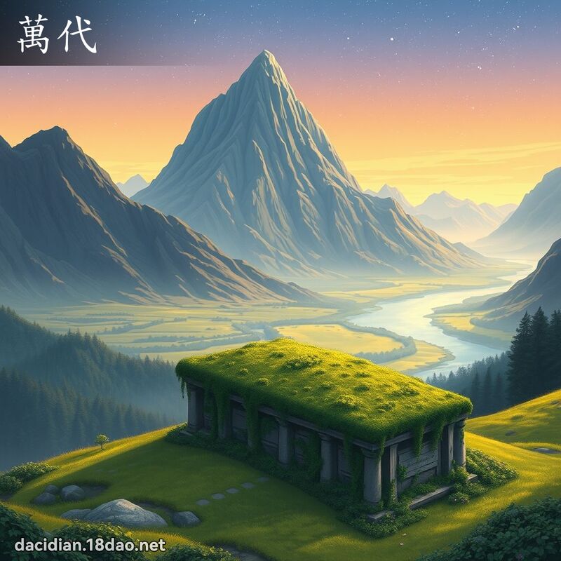 萬代 - 國語大辭典配圖