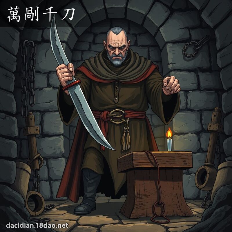 万剐千刀 - 国语大辞典配图