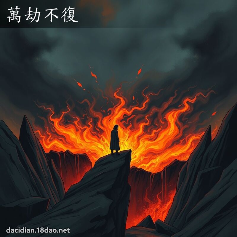 万劫不復 - 国语大辞典配图