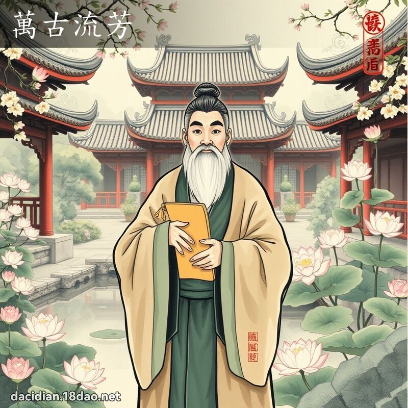 万古流芳 - 国语大辞典配图