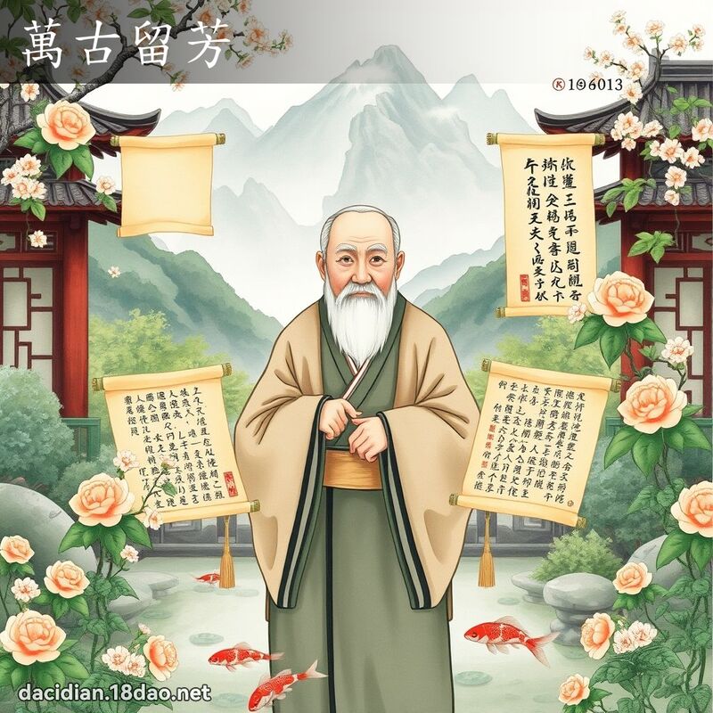 万古留芳 - 国语大辞典配图