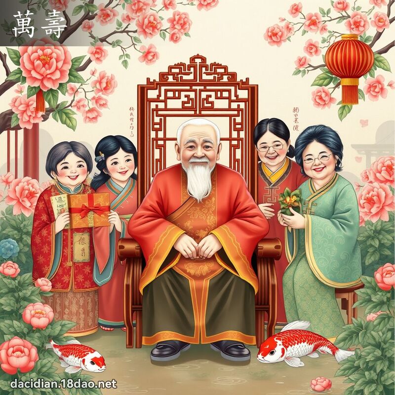 萬壽 - 國語大辭典配圖