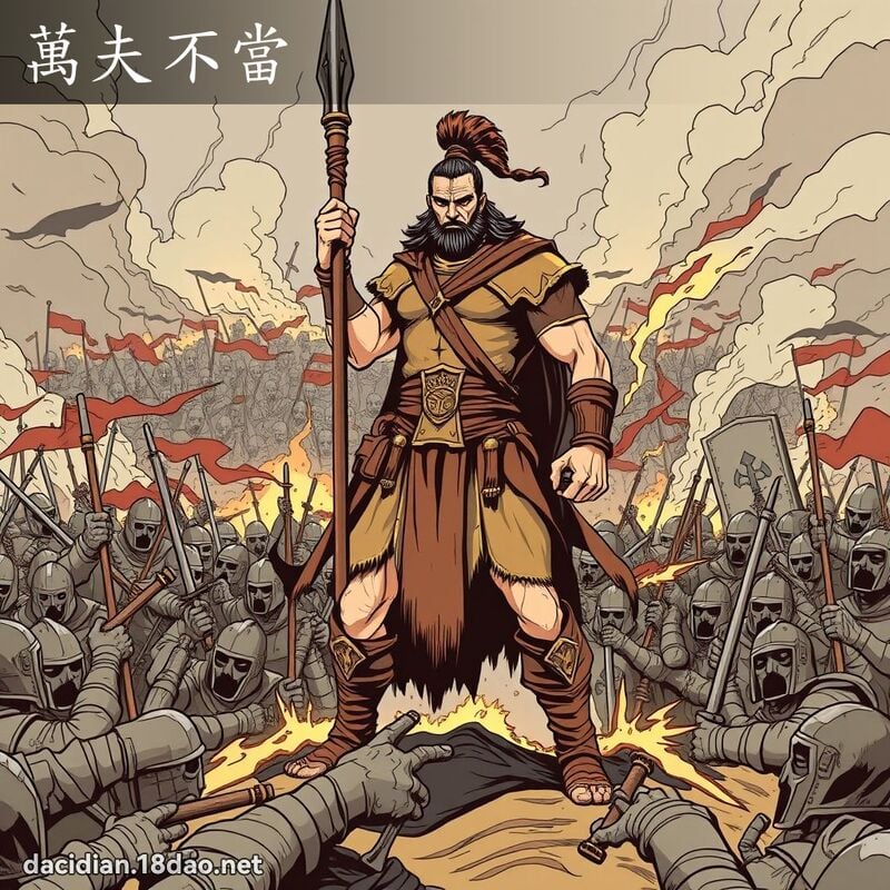 萬夫不當 - 國語大辭典配圖