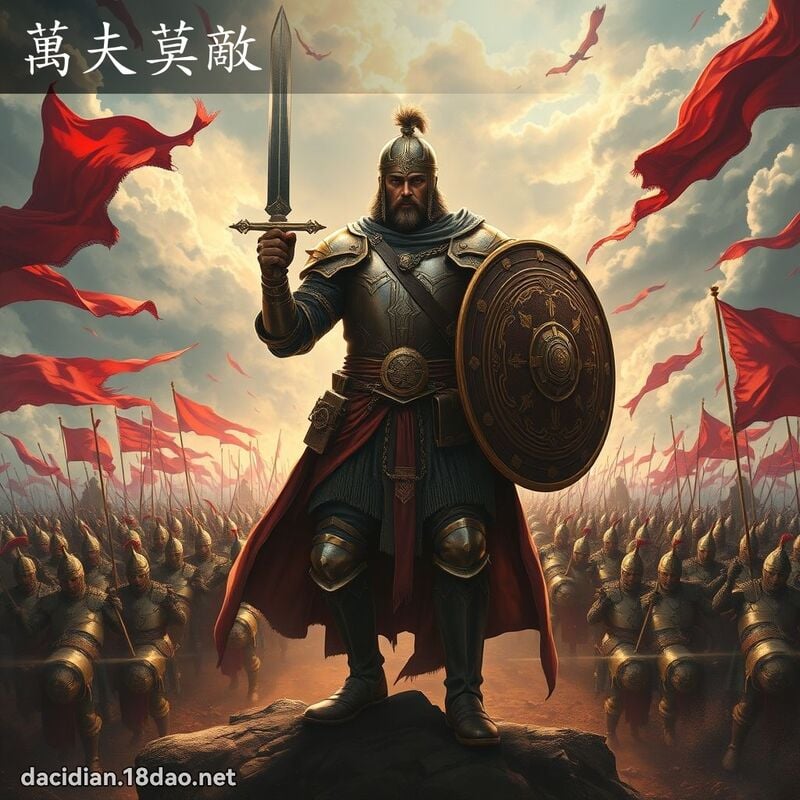 万夫莫敌 - 国语大辞典配图