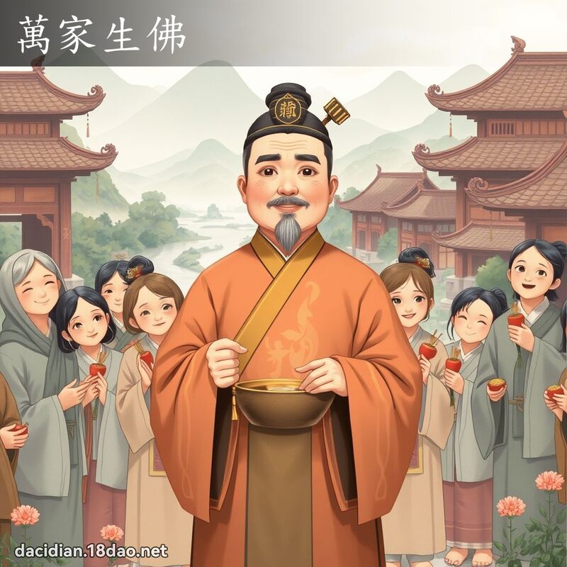 萬家生佛 - 國語大辭典配圖