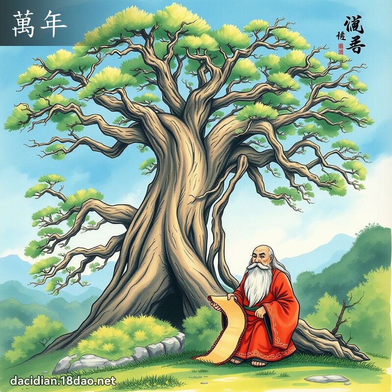 萬年 - 國語大辭典配圖