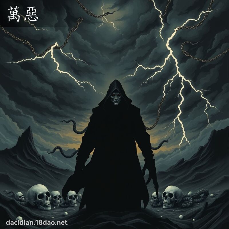 萬惡 - 國語大辭典配圖