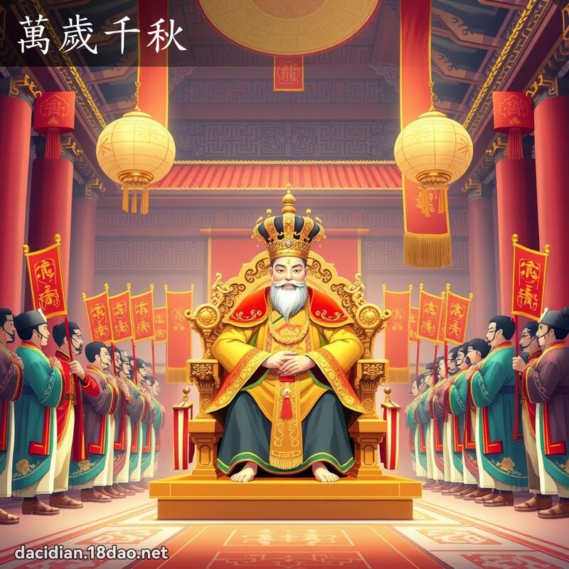 万岁千秋 - 国语大辞典配图