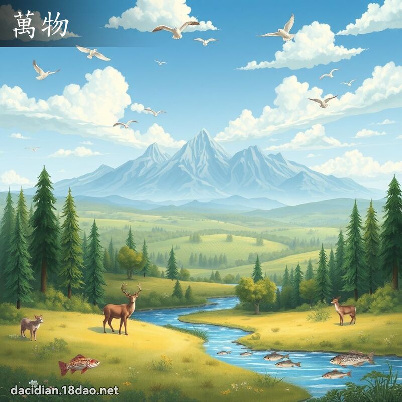 万物 - 国语大辞典配图