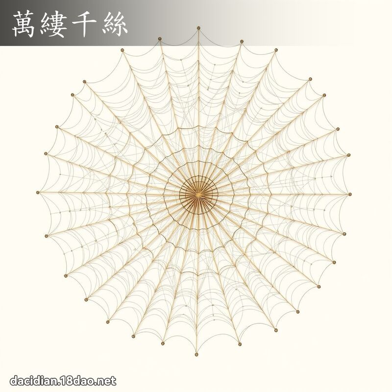 萬縷千絲 - 國語大辭典配圖