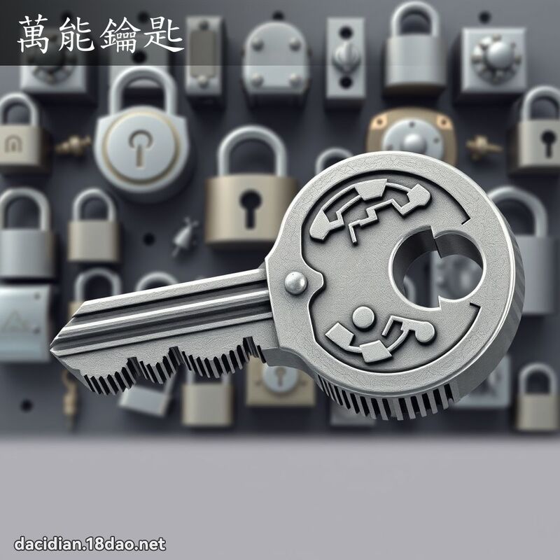 萬能鑰匙 - 國語大辭典配圖