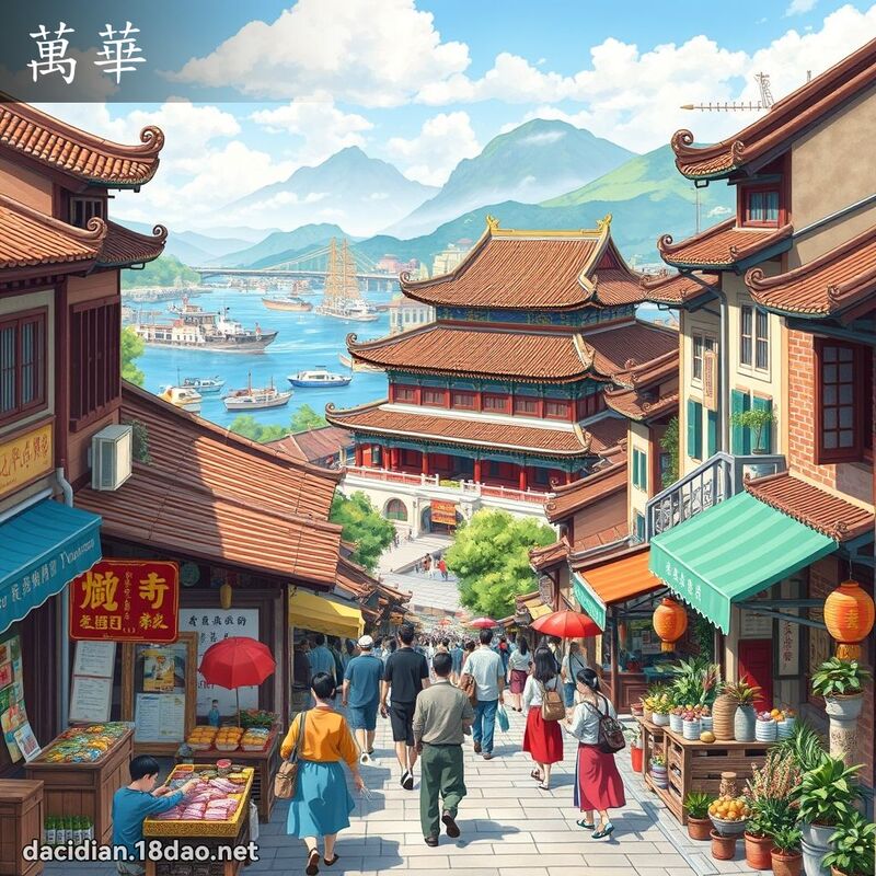 萬華 - 國語大辭典配圖