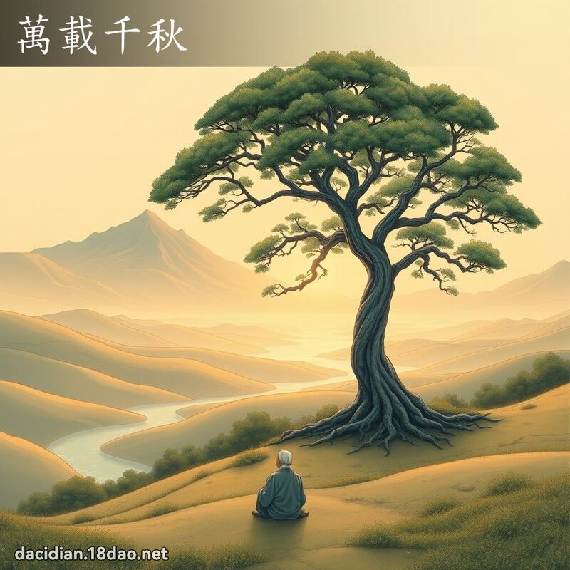 萬載千秋 - 國語大辭典配圖