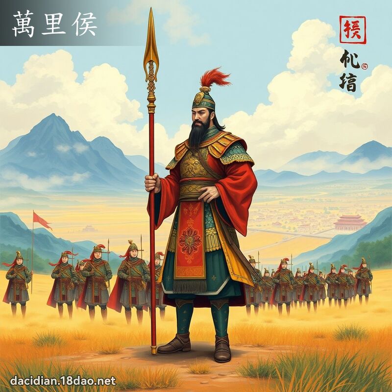 萬里侯 - 國語大辭典配圖