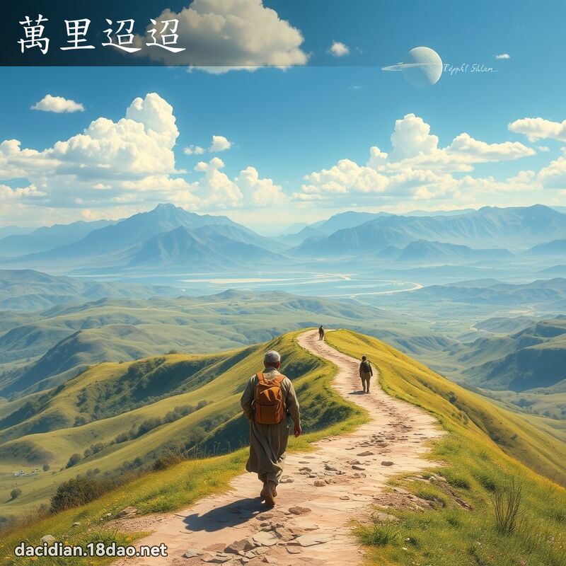 万里迢迢 - 国语大辞典配图