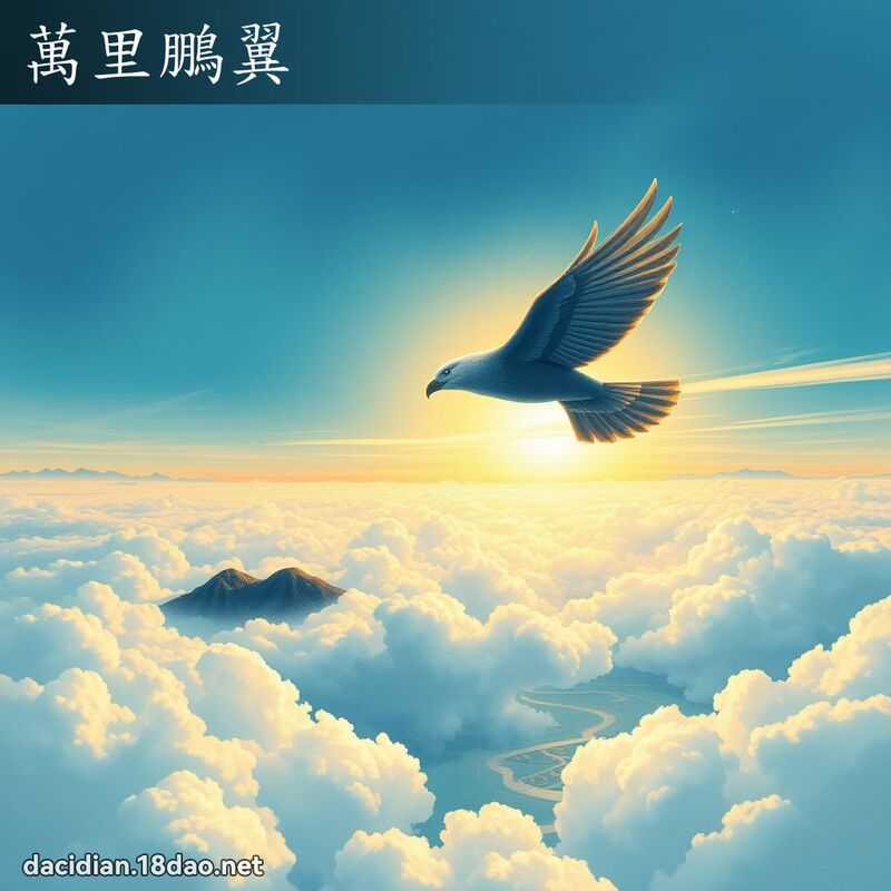 万里鹏翼 - 国语大辞典配图