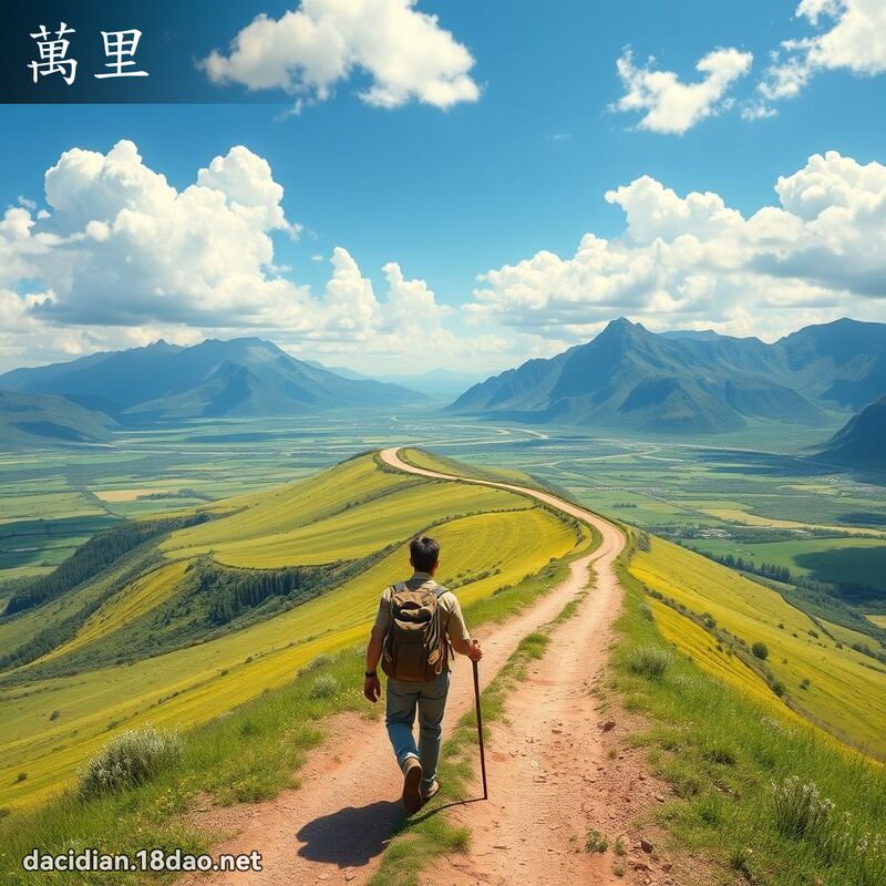 萬里 - 國語大辭典配圖