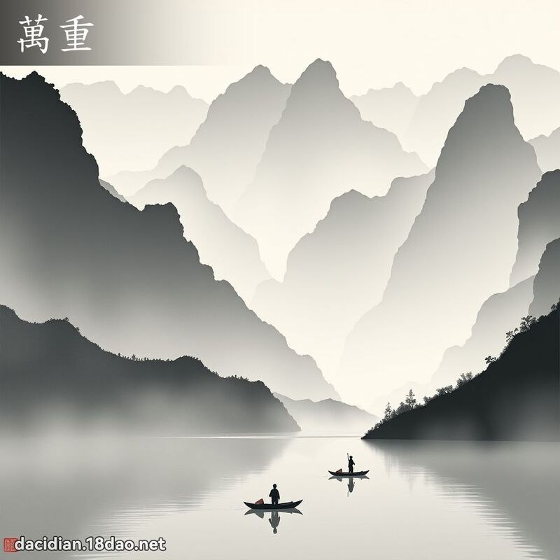萬重 - 國語大辭典配圖