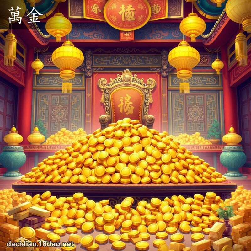 萬金 - 國語大辭典配圖