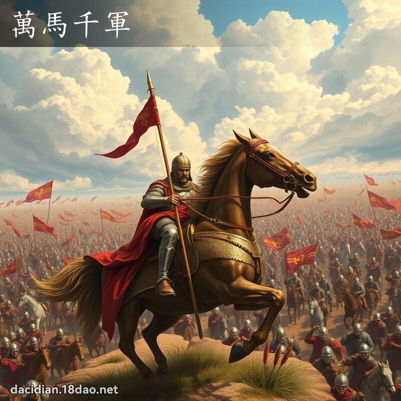 万马千军 - 国语大辞典配图