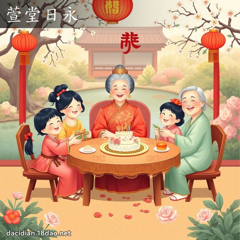 萱堂日永 - 国语大辞典配图