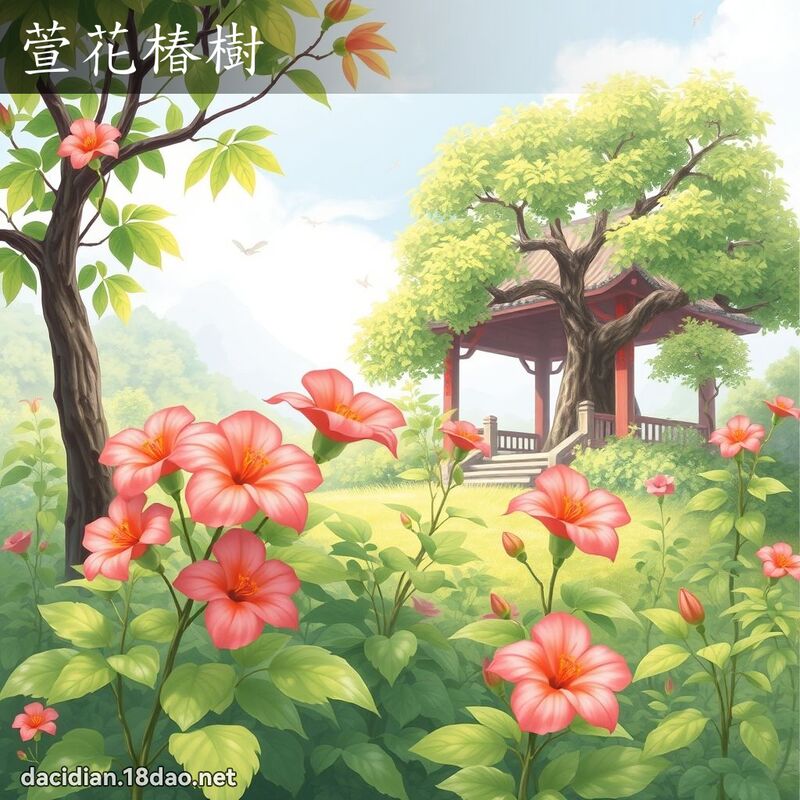 萱花椿樹 - 國語大辭典配圖