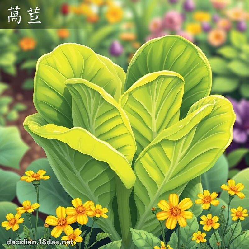 萵苣 - 國語大辭典配圖