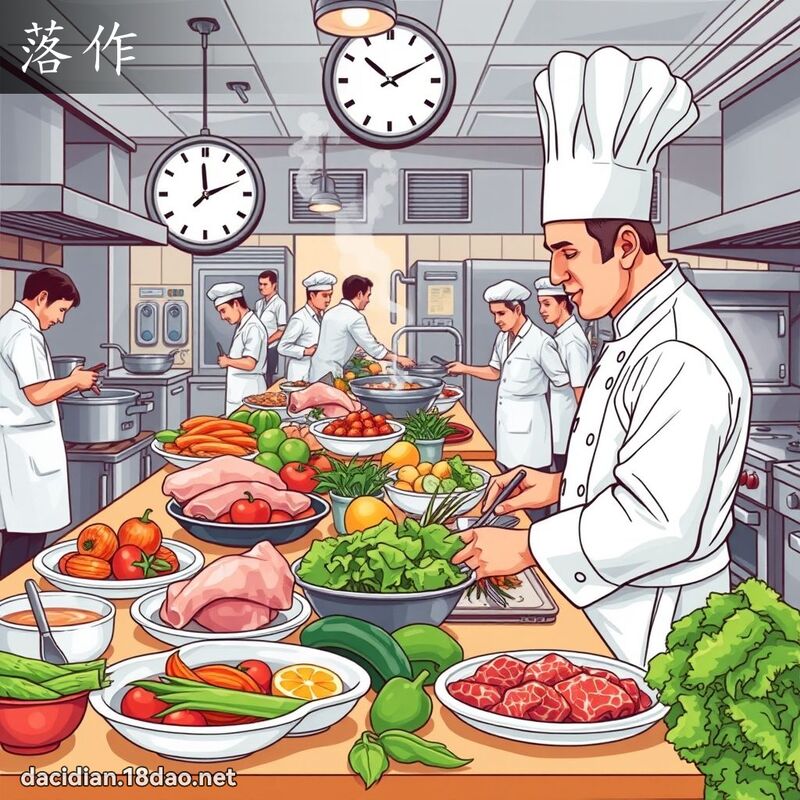落作 - 國語大辭典配圖