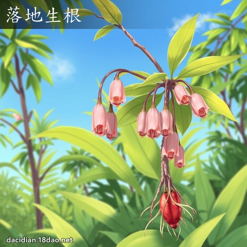 落地生根 - 國語大辭典配圖