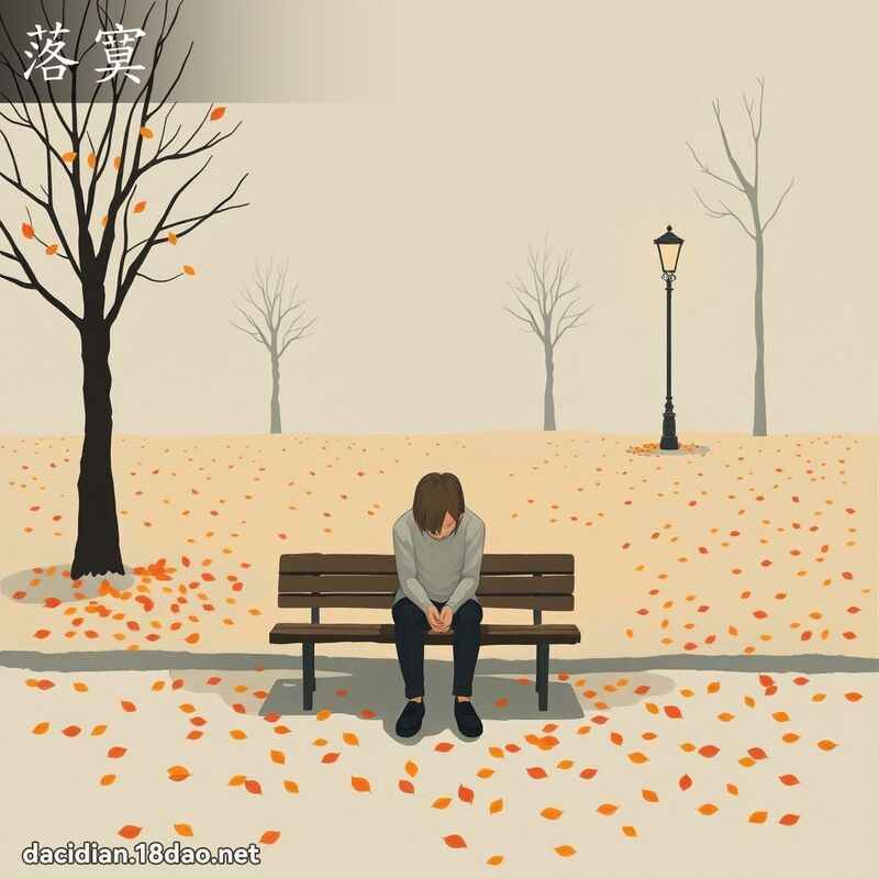 落寞 - 國語大辭典配圖