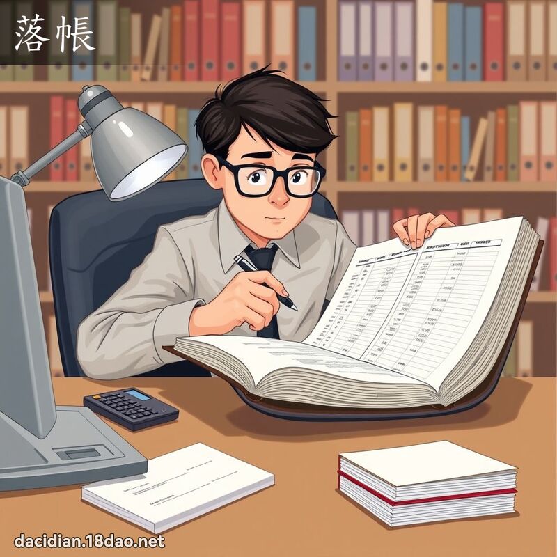 落帳 - 國語大辭典配圖