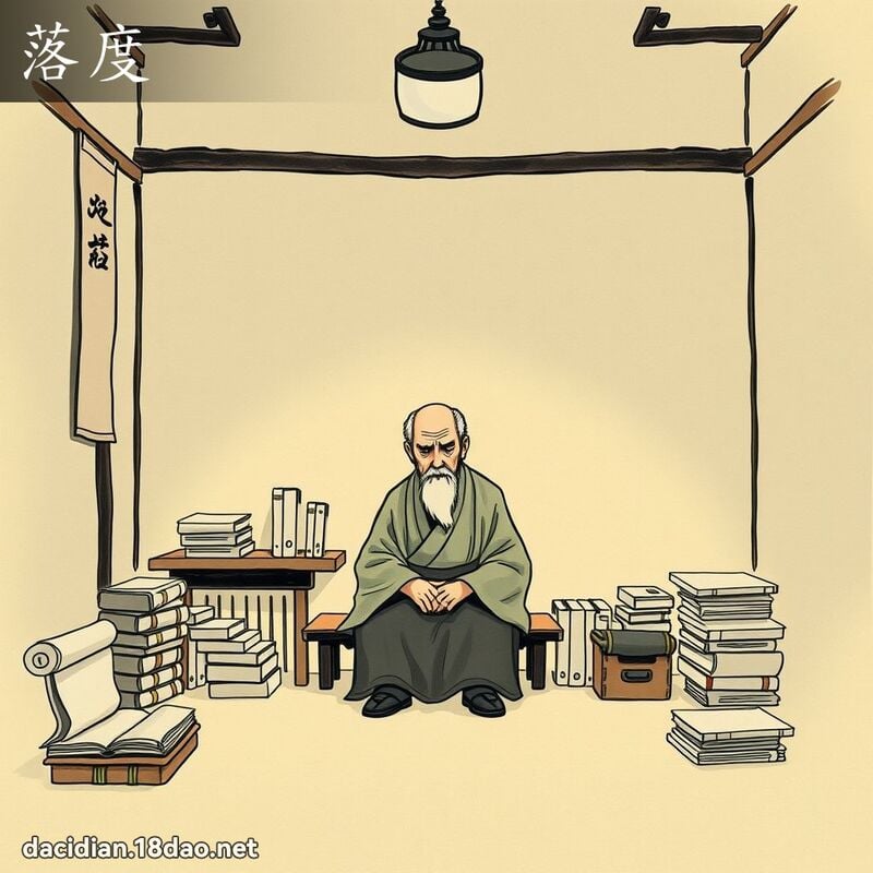 落度 - 国语大辞典配图